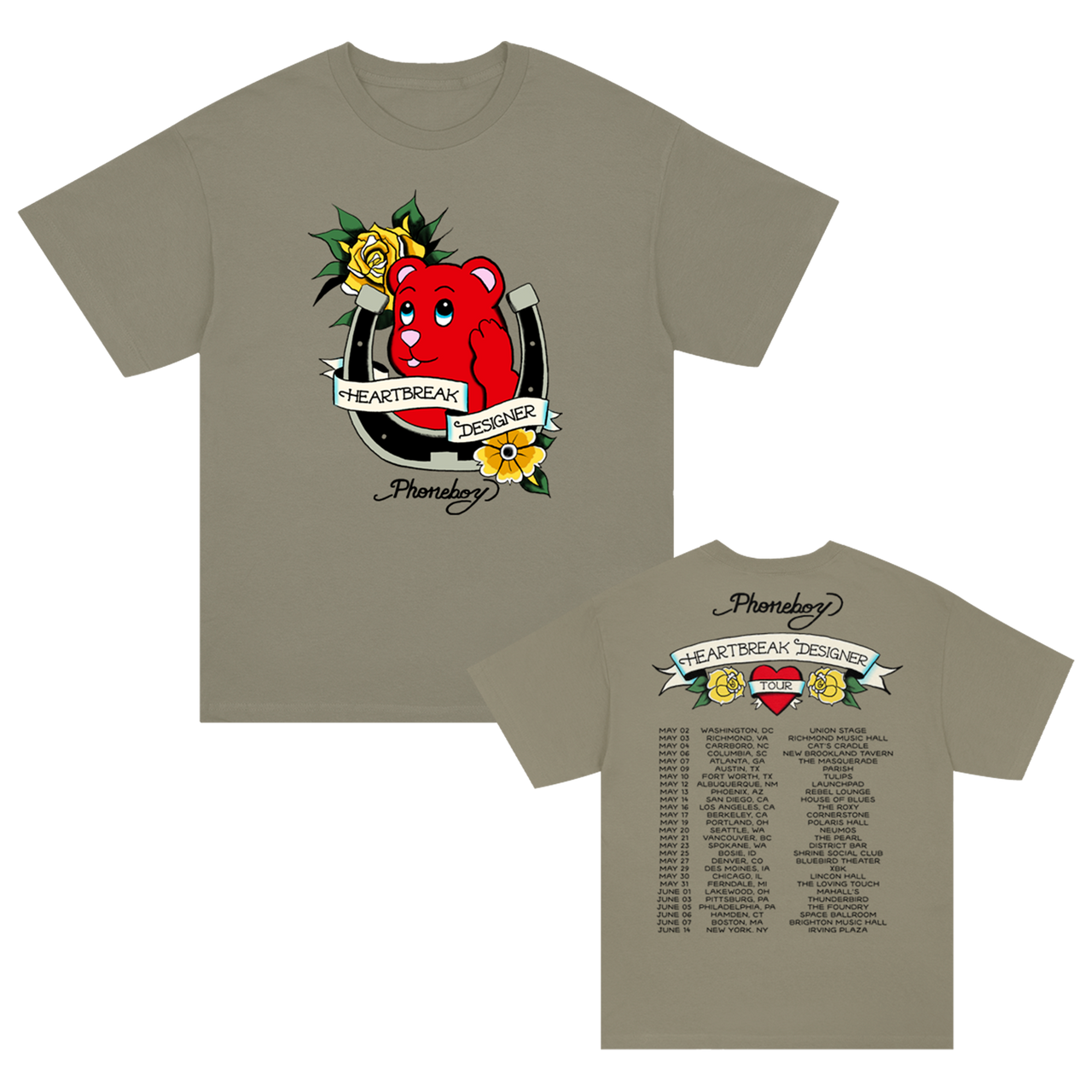 Hardy 2025 Tour T-Shirt (Olive)