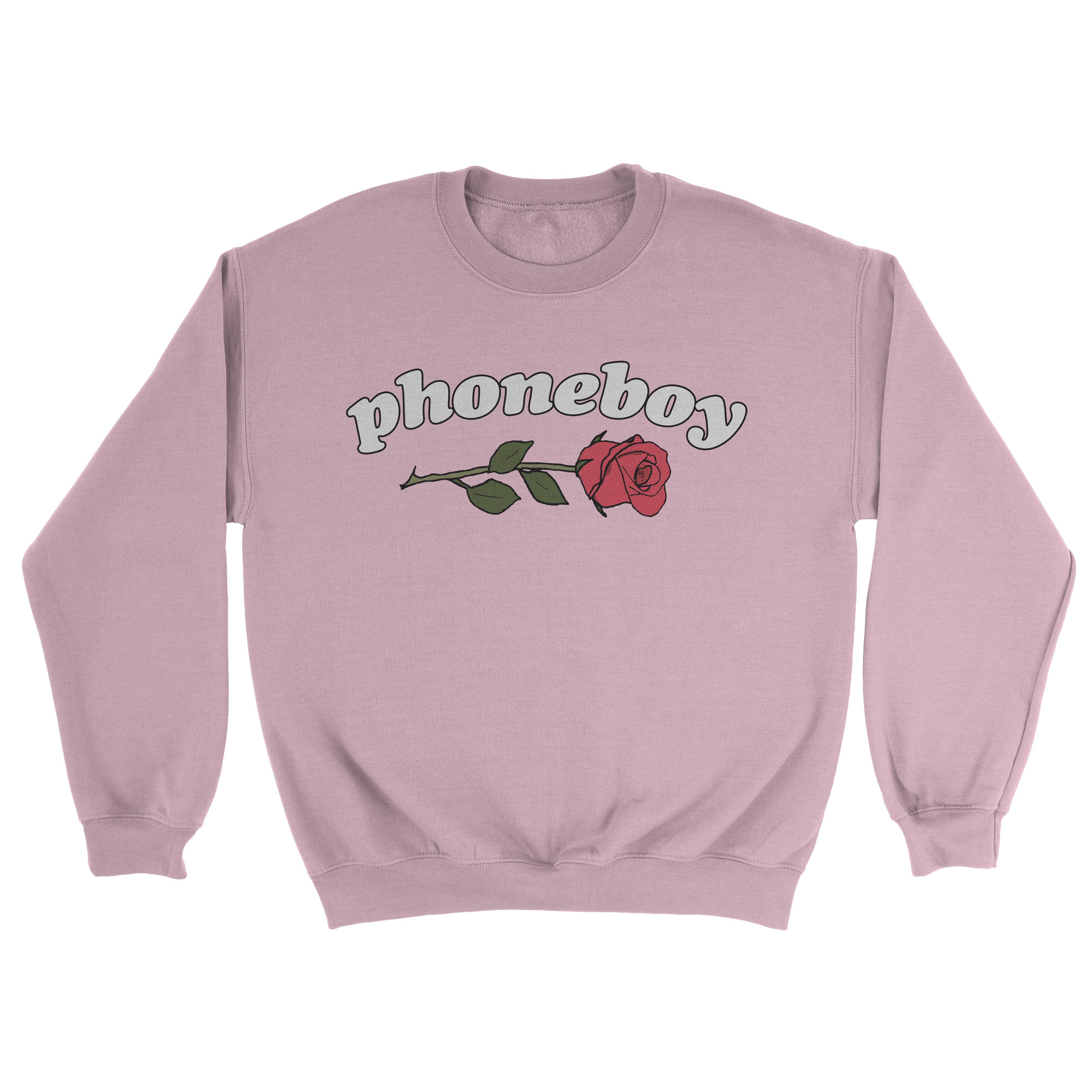 THE NEWHOUSE TOMBOY SWEAT SHIRT ピンク Rose Crewneck Sweatshirt (Pink) • Phoneboy Music