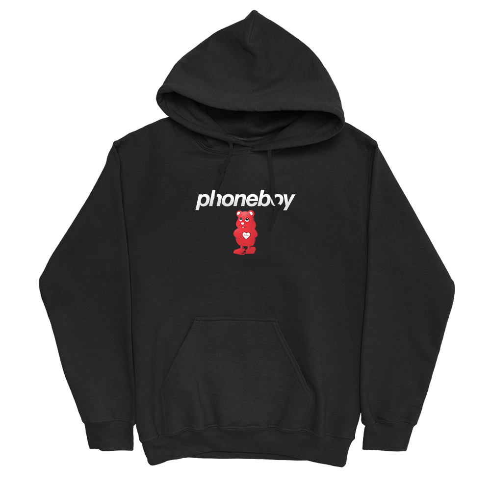 Puff Bear Pullover Hoodie (Black)