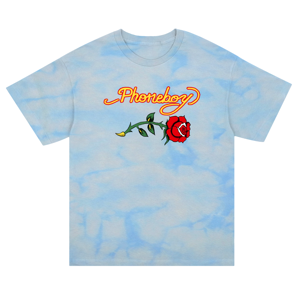 Rose T-Shirt (Blue Dye)