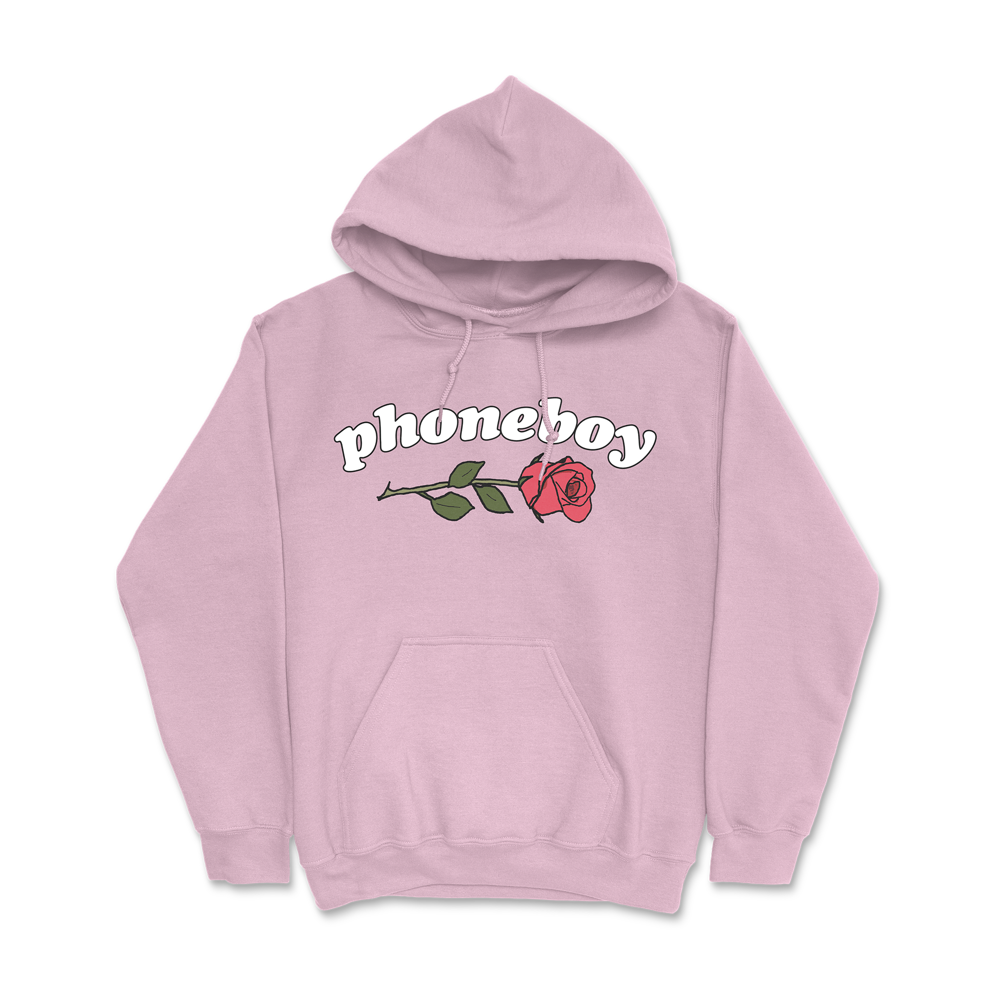 Rose Pullover Hoodie (Pink) • Phoneboy Music