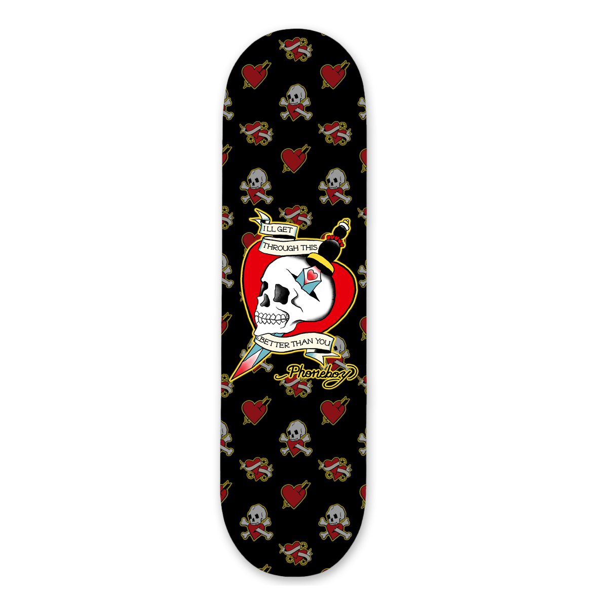 Skull Skate Deck